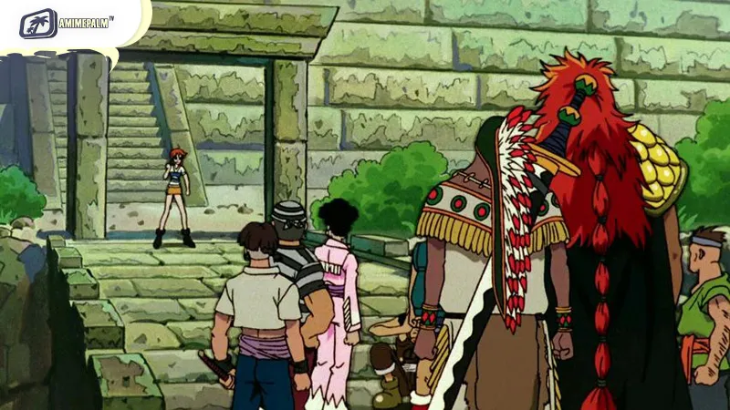One Piece Movie 1 centers on a pirate treasure hunt as Luffy’s crew faces off against El Drago.