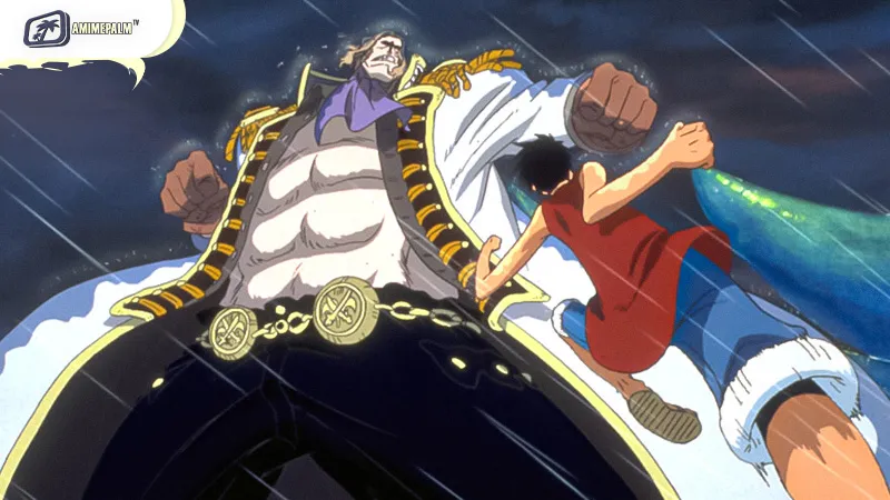 Luffy’s determination burns as he faces Gasparde, the former Marine who mocks everything a pirate stands for.