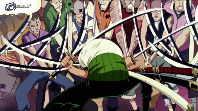 The chaotic energy of the Dead End Race comes alive through Toei’s dynamic 2003 animation and cinematic color tones.