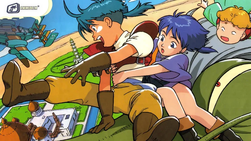 A 90s OVA sequel loosely inspired by Final Fantasy V