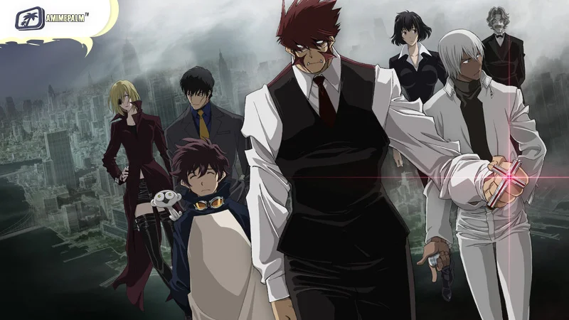 Blood Blockade Battlefront anime visual - chaotic urban fantasy with monsters, magic, and jazz-fueled fights.