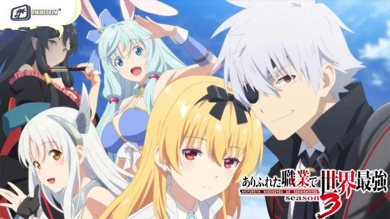 Hajime Nagumo and Yue in the dark isekai action harem anime Arifureta
