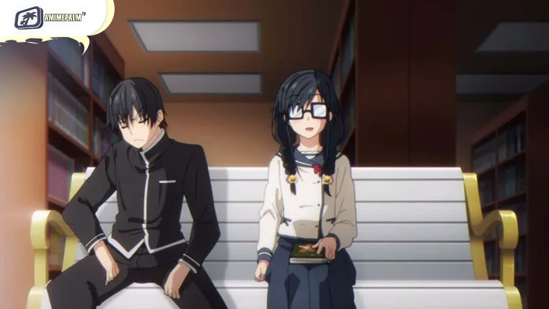 Joro and the main heroines in the trope-subverting harem anime OreSuki