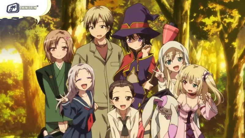 The Neighbors Club members in the relatable harem anime Haganai