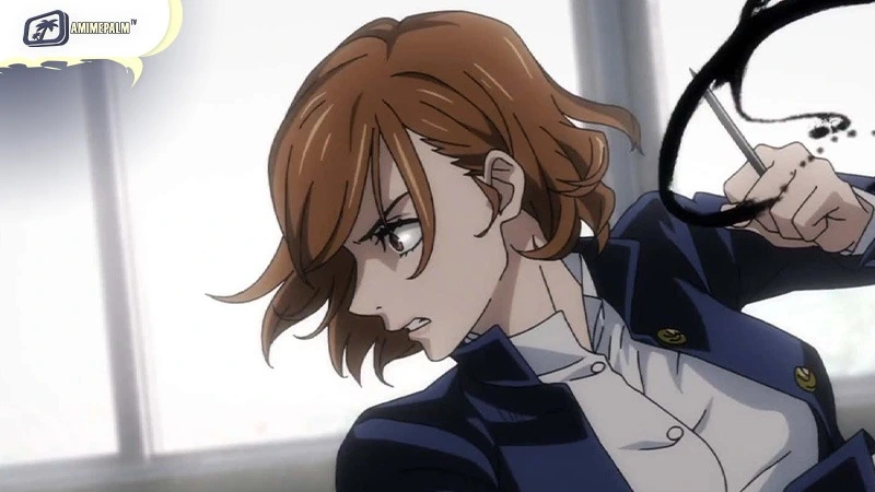 Nobara Kugisaki using the Straw Doll Technique in Jujutsu Kaisen