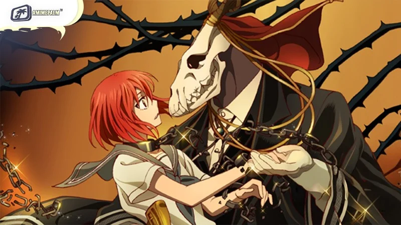 The Ancient Magus' Bride anime review - Chise Hatori and Elias Ainsworth dark fantasy romance