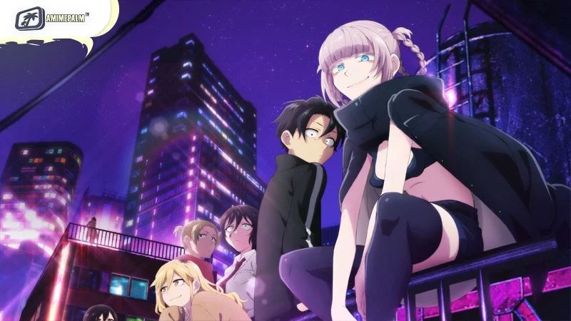 Call of the Night anime review - Nazuna Nanakusa and Ko Yamori vampire romance