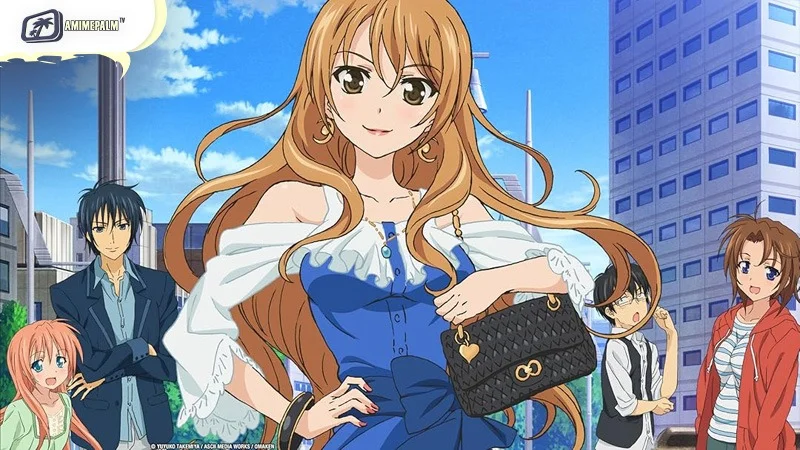 Golden Time anime review - Koko Kaga and Banri Tada college romance